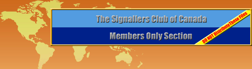 Signallers Club Members Only